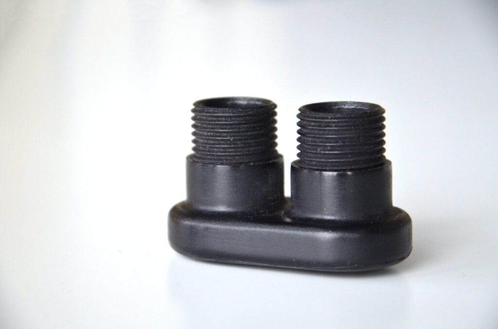 Black plastic part