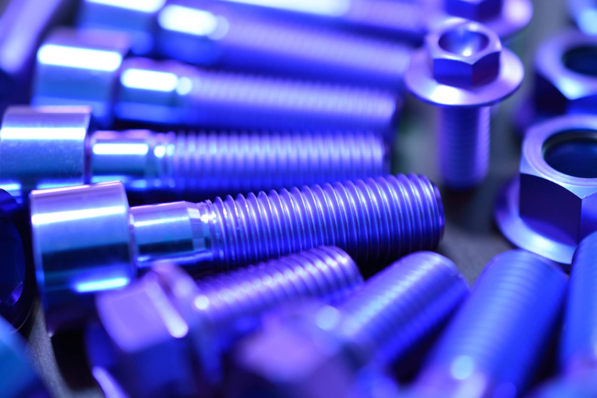 anodizing purple screws